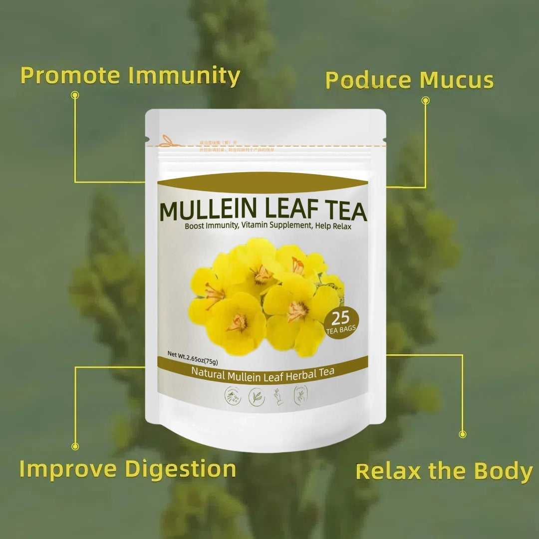Mullein Leaf Tea Health Benefits Boost Immunity Improve Digestion Relax Body