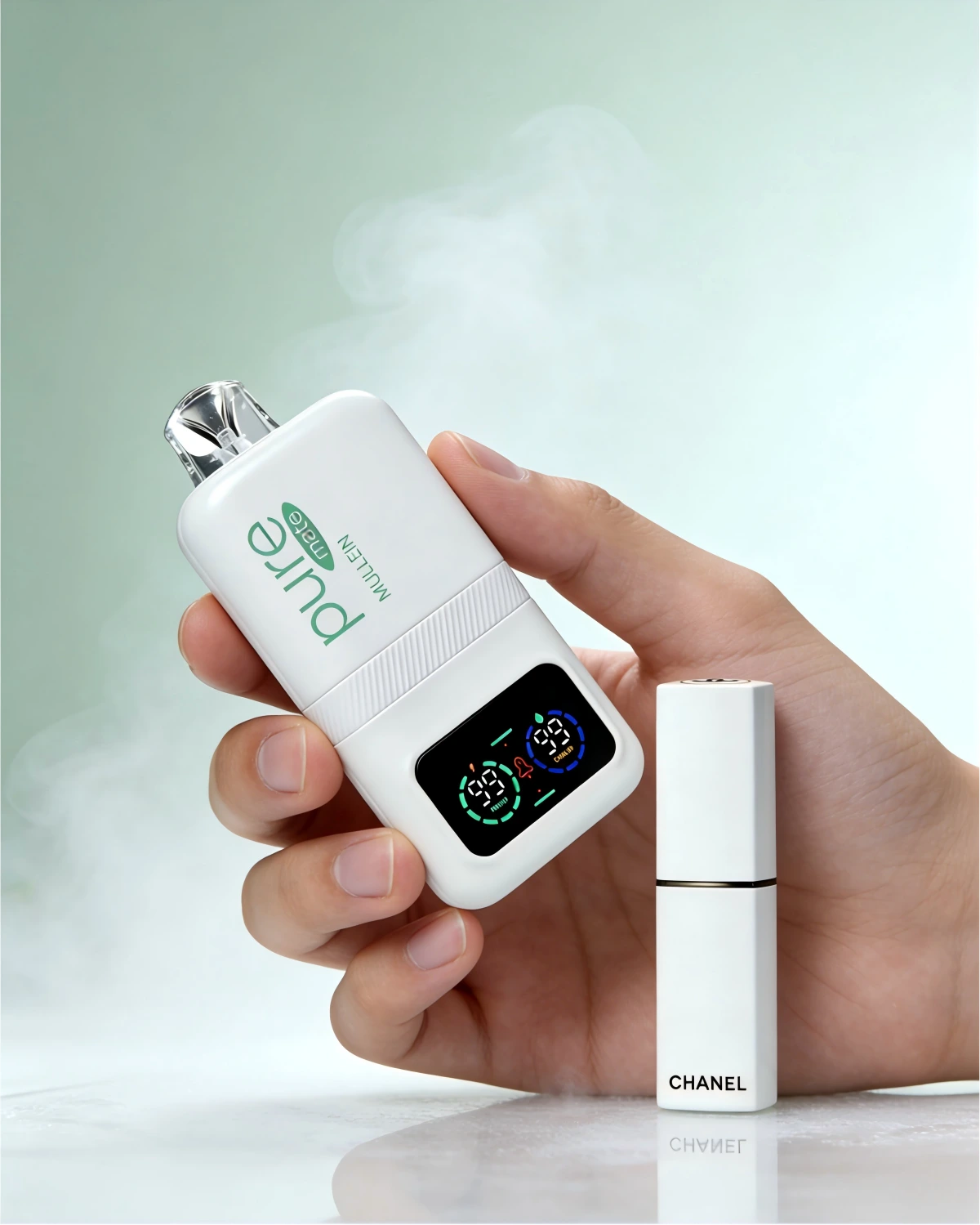 Natural mullein herb extract ingredients in Pure Mate zero nicotine vape - lab-tested Verbascum thapsus for respiratory wellness